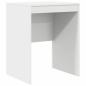 Preview: Schreibtisch Weiß 60 x 50 x 76 cm