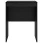 Preview: Schreibtisch Schwarz Eichen-Optik 60 x 50 x 76 cm