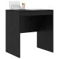 Preview: Schreibtisch Schwarz Eichen-Optik 70 x 50 x 76 cm