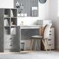 Preview: ARDEBO.de - Schreibtisch Beton Grau 70 x 50 x 76 cm