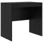 Preview: Schreibtisch Schwarz Eichen-Optik 80 x 50 x 76 cm