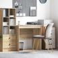 Preview: ARDEBO.de - Schreibtisch Sonoma-Eiche 80 x 50 x 76 cm