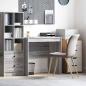 Preview: ARDEBO.de - Schreibtisch Graues Sonoma 80 x 50 x 76 cm