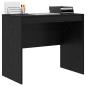 Preview: Schreibtisch Schwarz Eichen-Optik 90 x 50 x 76 cm