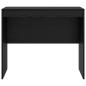 Preview: Schreibtisch Schwarz Eichen-Optik 90 x 50 x 76 cm