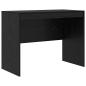 Preview: Schreibtisch Schwarz Eichen-Optik 100 x 50 x 76 cm