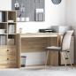 Preview: ARDEBO.de - Schreibtisch Sonoma-Eiche 100 x 50 x 76 cm
