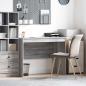 Preview: ARDEBO.de - Schreibtisch Graues Sonoma 100 x 50 x 76 cm