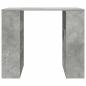 Preview: Schreibtisch Beton Grau Holzwerkstoff 90 x 50 x 75 cm