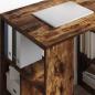 Preview: Schreibtisch Geräucherte Eiche Holzwerkstoff 90 x 50 x 75 cm