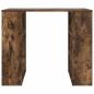 Preview: Schreibtisch Geräucherte Eiche Holzwerkstoff 90 x 50 x 75 cm