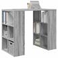 Preview: Schreibtisch Graues Sonoma Holzwerkstoff 90 x 50 x 75 cm