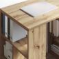Preview: Schreibtisch Artisan-Eiche Holzwerkstoff 90 x 50 x 75 cm
