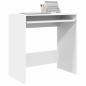 Preview: Schreibtisch Weiß Holzwerkstoff 77,5 x 43 x 79 cm