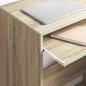 Preview: Schreibtisch Sonoma-Eiche Holzwerkstoff 77,5 x 43 x 79 cm
