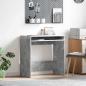 Preview: ARDEBO.de - Schreibtisch Beton Grau Holzwerkstoff 77,5 x 43 x 79 cm