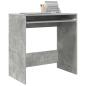 Preview: Schreibtisch Beton Grau Holzwerkstoff 77,5 x 43 x 79 cm