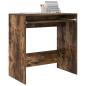 Preview: Schreibtisch Geräucherte Eiche Holzwerkstoff 77,5 x 43 x 79 cm