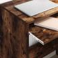 Preview: Schreibtisch Geräucherte Eiche Holzwerkstoff 77,5 x 43 x 79 cm
