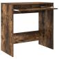 Preview: Schreibtisch Geräucherte Eiche Holzwerkstoff 77,5 x 43 x 79 cm