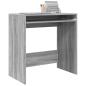 Preview: Schreibtisch Graues Sonoma Holzwerkstoff 77,5 x 43 x 79 cm