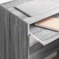 Preview: Schreibtisch Graues Sonoma Holzwerkstoff 77,5 x 43 x 79 cm