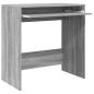 Preview: Schreibtisch Graues Sonoma Holzwerkstoff 77,5 x 43 x 79 cm