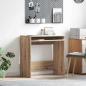 Preview: ARDEBO.de - Schreibtisch Artisan-Eiche Holzwerkstoff 77,5 x 43 x 79 cm