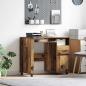 Preview: ARDEBO.de - Tisch mit Rädern Altholz Holzwerkstoff 91 x 50 x 77 cm
