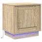 Preview: Nachttisch Sonoma-Eiche 44 x 34,5 x 45 cm Holzwerkstoff