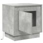 Preview: Nachttisch Beton Grau 44 x 34,5 x 45 cm Holzwerkstoff