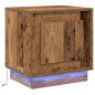 Preview: Nachttisch Altholz 44 x 34,5 x 45 cm Holzwerkstoff