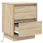 Preview: Nachttisch Sonoma-Eiche 39 x 34,5 x 50 cm Holzwerkstoff