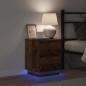 Preview: Nachttisch 2 stk. Altholz 39 x 34,5 x 50 cm Holzwerkstoff