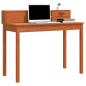 Preview: Schreibtisch Wachsbraun 110 x 50 x 93 cm Massives Kiefernholz