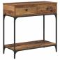 Preview: Konsolentisch Altholz 75 x 34,5 x 75 cm Holzwerkstoff