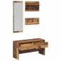 Preview: Flurmöbel-Set 4 Stk. Altholz 90 x 31 x 46,5 cm Holzwerkstoff