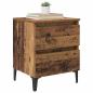 Preview: Nachttisch 2 stk. Altholz 40 x 35 x 50 cm Holzwerkstoff