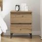 Preview: Nachttisch Artisan-Eiche 40 x 35 x 50 cm Holzwerkstoff