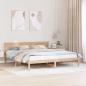 Preview: ARDEBO.de - Bettgestell Braun 180 x 200 cm Massivholz Kiefer