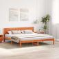 Preview: Bettgestell Braun 180 x 200 cm Massivholz Kiefer