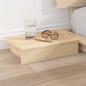 Preview: Bettgestell Braun 200 x 200 cm Holz