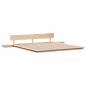 Preview: Bettgestell Braun 200 x 200 cm Holz