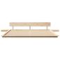 Preview: Bettgestell Braun 200 x 200 cm Holz