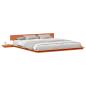 Preview: Bettgestell Braun 200 x 200 cm Holz