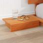 Preview: Bettgestell Braun 200 x 200 cm Holz