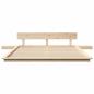 Preview: Bettgestell Braun 140 x 200 cm Holz