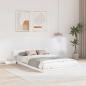 Preview: ARDEBO.de - Bettgestell Braun 140 x 190 cm Holz