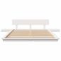 Preview: Bettgestell Braun 140 x 190 cm Holz