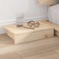 Preview: Bettgestell Braun 135 x 190 cm Holz